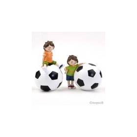 Figura pastel y hucha futbolista 20/15cm.(alto), min.2