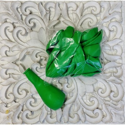 Globos látex biodegradable verde 12”